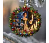 2024 Nuevos adornos para el árbol de Navidad,Outlander Decor Family Collage Holiday 4