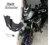 Para Yamaha Tracer 700 GT 7gt 2020 2021 2022 TRACER 7 Extender de pico Extensión de la cubierta de la rueda del guardabarros delantero Carenado del...
