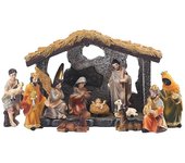 Figura de la Natividad de Navidad Set Jesus Manger Escena Adorno en miniatura