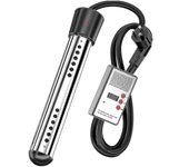 Calentador de bañera 3000w Calentador de inmersión eléctrico Calentador de inmersión de viaje, Calentador de inmersión de acero inoxidable, Calenta...