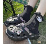 Sanrio Hello Kitty Slipper Kawaii Lindo Kuromi Cinnamoroll Crocs Verano Antideslizante Eva Sandalias Y2k Zapatos Planos Niñas Regalo de Cumpleaños ...