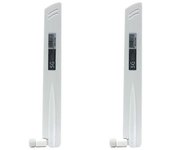 2 Pcs 3g 4g 5g antena 600-6000mhz 18dbi ganancia sma macho para tarjeta de red inalámbrica wifi router high s