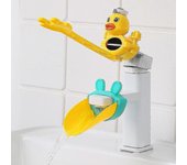Grifo de agua Extensor de fregadero para niños Lavado de manos Bebé Extensión de grifo Caño Artefacto Anti-salpicaduras Manguera de agua Dibujos an...