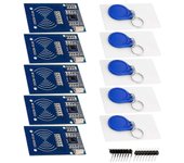 Rfid Kit Rc522 con lector, chip y tarjeta 13.56 Mhz Spi compatible con For And For