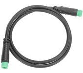 unbrand Cable de extensión impermeable impermeable de 5 pines para bicicleta eléctrica Bafang macho a macho para exhibición