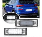 Luz de matrícula LED de 2 piezas para Hyundai Tuscon 2019-2020 Sonata 2006-2010 Kia Sportage 2017-2022 Luz trasera sin errores