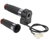 3 Velocidad de engranajes Acelerador de agarre del acelerador Universal Scooter eléctrico Mango del acelerador de la bicicleta Sin avance ni retroceso