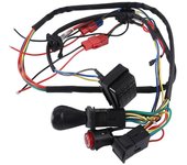 Coche eléctrico para niños Cables modificados de bricolaje y kit de interruptores, coche eléctrico para niños 4WD paseo en juguetes accesorios de u...