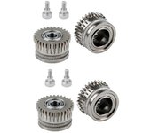 Nuevo kit de extrusora de doble engranaje para impresora 3D para acero endurecido K1 / K1C / K1 Max / Ender3 / V3 Plus V3 Upgrade 3.0 Plata