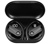 Mpow Q63 ANC Bluetooth 5.3 Auriculares inalámbricos con micrófono IPX7 Waterproof 200H Auriculares con ganchos para deportes, carreras, entrenamien...