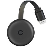 Adaptador de transmisión inalámbrico 1080P -Compatible -Dispositivo compatible con la misma pantalla, para teléfono / tableta / proyector Negro