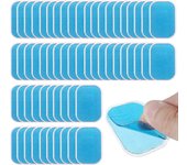 50 piezas de almohadillas de gel EMS Abs Trainer Muscle Stimulator Pads Hoja de gel de reemplazo de tonificador muscular abdominal para mujeres hom...