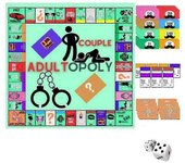 Pareja Juego de Mesa Adultopoly Juego de Mesa Pareja Opoly Juego de Mesa Entretenimiento Juegos de Cartas de Mesa Cou As Shown