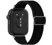 Para Huawei Watch Fit 3 correa de nailon elástica Solo Loop Correas de reloj deportivas Negro