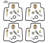 Para Zzr1100 D1 / d5 1991-1997 Zzr Zx 1100 Zx1100 Kit de reparación del carburador de la motocicleta Diafragma del asiento de aguja flotante 4set