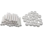 24 piezas de pasadores de junta de piscina ABS, sellos de juego de tapas de 6 cm / 2.36 pulgadas para piezas de repuesto de piscina intex 28270-282...