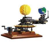 mickcara 865Pcs Ciudad Sistema Solar Tierra Y Sol Reloj Bloques De Construcción Ciencia Educación Ladrillos Juguetes Niños Regalos