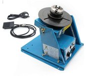 Mesa giratoria del posicionador de soldadura de 220 V con 3 mandriles