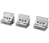 Para radiador K1 / MAX para accesorios de impresora 3D disipador de calor 3 piezas Plata