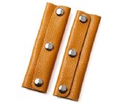 2 piezas de fundas de asa de bolsa antiestrangulación botones de mano cuero sintético tacto cómodo mango de maleta envolturas decoración de equipaj...
