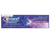 Crest 3d White, Pasta de dientes blanqueadora Radiant Mint, .85 oz