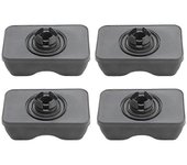 2039970186 Almohadilla de elevación de gato para gatos de coche W203 W209 W211 (paquete de 4) Negro