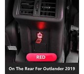 Para Mitsubishi Outlander 2013 interruptor de coche2015 2016 2019 USB Luz antiniebla delantera Luz puntual LED Control central Modificación trasera...