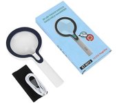 Lupa para la degeneración macular, lectura de personas mayores, inspección, monedas Azul
