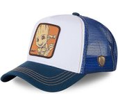 Anime Cartoon Snapback Algodón Gorra de béisbol Hombres Mujeres Hip Hop Papá Malla Sombrero Camionero Sombrero AZUL GROOT