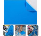 Bebetter 10 Pcs Parche de reparación de parche de revestimiento de piscina de vinilo para piscinas,10