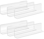 20 Pcs Estantes magnéticos Divisores de estantes de supermercado Divisor de estante de PVC Divisor de estante de estante Divisor de estante de plás...