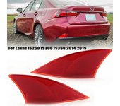 Luz reflectora del parachoques trasero para Lexus IS250 IS300 IS350 2014 2015 Luz trasera trasera Luz antiniebla de freno Accesorios para el coche ...