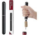 2-in-1 Air Pressure Wine Opener Easy-open Air Pump Wine Opener Travel Wine Corkscrew Handheld Wine Cork Remover G