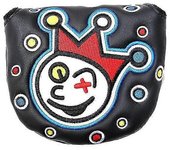 Golf Putter Headcover Waterproof Clown Design Golf Club Funny Covers Semicircle Pu Short Neck Golf Club Headcovers Supplies For Negro