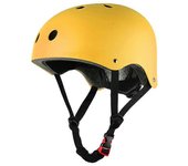 Scooter Casco de bicicleta Certificado por la CPSC Scooter de paseo en bicicleta ligero, ajustable y versátil, 3 tamaños amarillo L