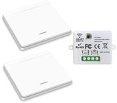 Interruptor de luz inalámbrico, transmisor de RF con receptor de 10A para lámpara