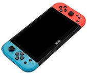 X80 7.0 pulgadas HD Pantalla Consola de juegos portátil 20000 Juegos Consola de videojuegos azul rojo