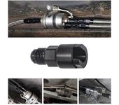 Adaptador EFI hembra de desconexión rápida de 6AN a 3/8 Accesorio de abocinado macho AN6 de aluminio a conectores de tubería de línea de combustibl...