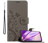 Cadorabo Funda protectora Oppo A36 / A76 / A96 4G / K10 4G / Realme 9i - con estampado floral y ranura para tarjetas FLORAL ROSA