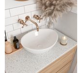 Lavabo sobre encimera Rea Sofia Mini Blanco