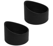 1 par de oculares de goma Copas oculares Un par de protectores oculares Diámetro interior 34 mm 36 mm para microscopio Binoculares Telescopios