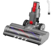 Para V7 V8 V10 V11 V15 Aspiradoras de escoba inalámbricas con faros LED Cabezal de cepillo de piso de rodillo Re como se muestra