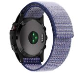 Para Garmin Forerunner 965/955/945/935 Correa de reloj ajustable Cosiendo Nylon Loop Wrist Band Multicolor Style B