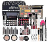 Kit de maquillaje completo para mujeres Juego de maquillaje portátil todo en uno para los ojos de la cara con pincel de maquillaje Cosméticos regal...