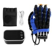 Guante de robot de rehabilitación de la mano derecha 9 Ajuste de la fuerza del engranaje Ejercitador de dedos de la mano S