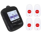 CTW07 EU Plug Wireless Alert Button Call Button for Elderly Emergency,Alert System for Seniors,4
