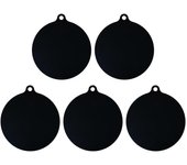 Paquete de 5 alfombrillas protectoras de placa de inducción eléctrica Alfombrilla antideslizante Almohadilla de silicona Cubierta protectora de ara...
