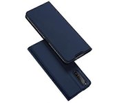 Goodcase Para Sony Xperia 5 II DUX DUCIS Skin Pro Series Estuche de cuero PU + TPU abatible horizontal Azul