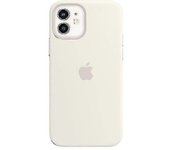 Funda protectora Magsafe blanca de silicona para iPhone 12, 12 Pro