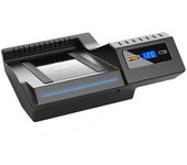 Cargador inalámbrico para automóvil Carga de teléfono Panel de carga inalámbrica rápida para W205 GLC Clase C GLC negro